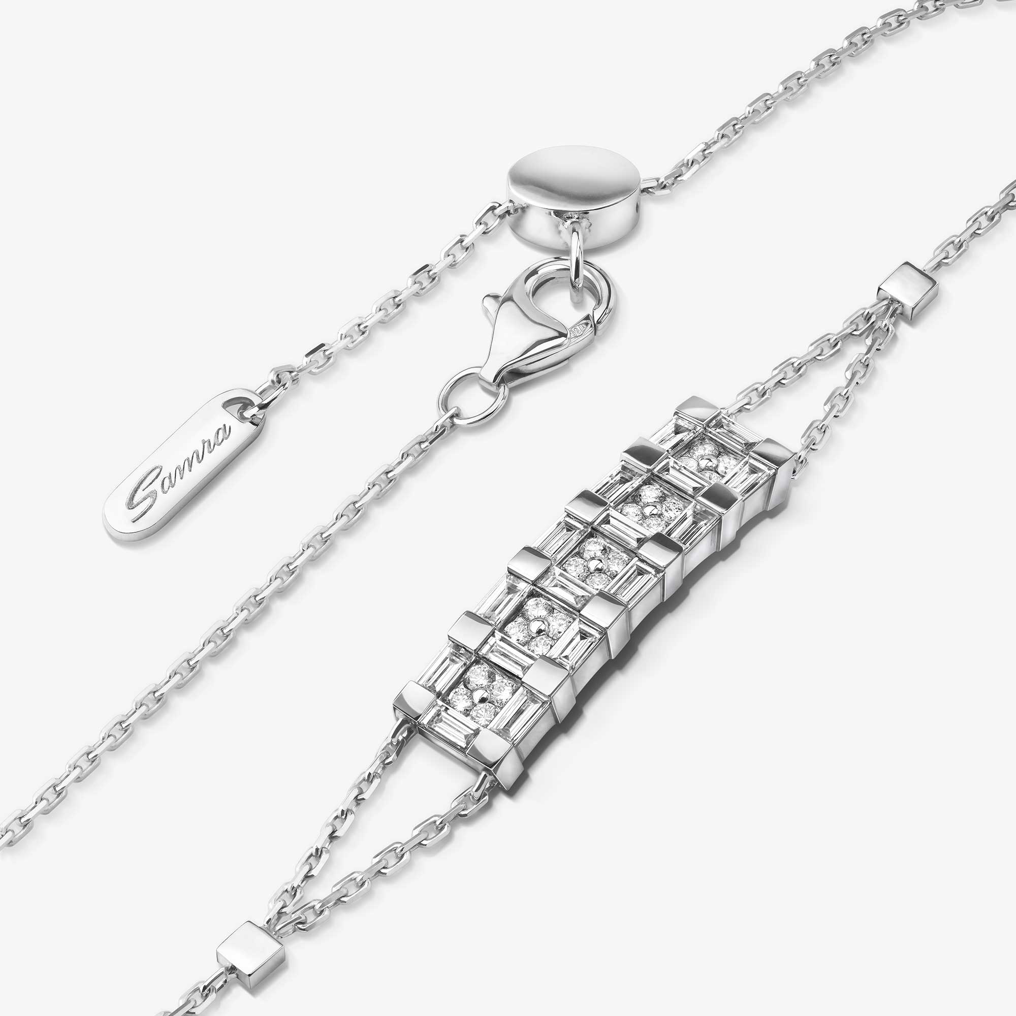 Barq Splendore White Gold Diamond Bracelet