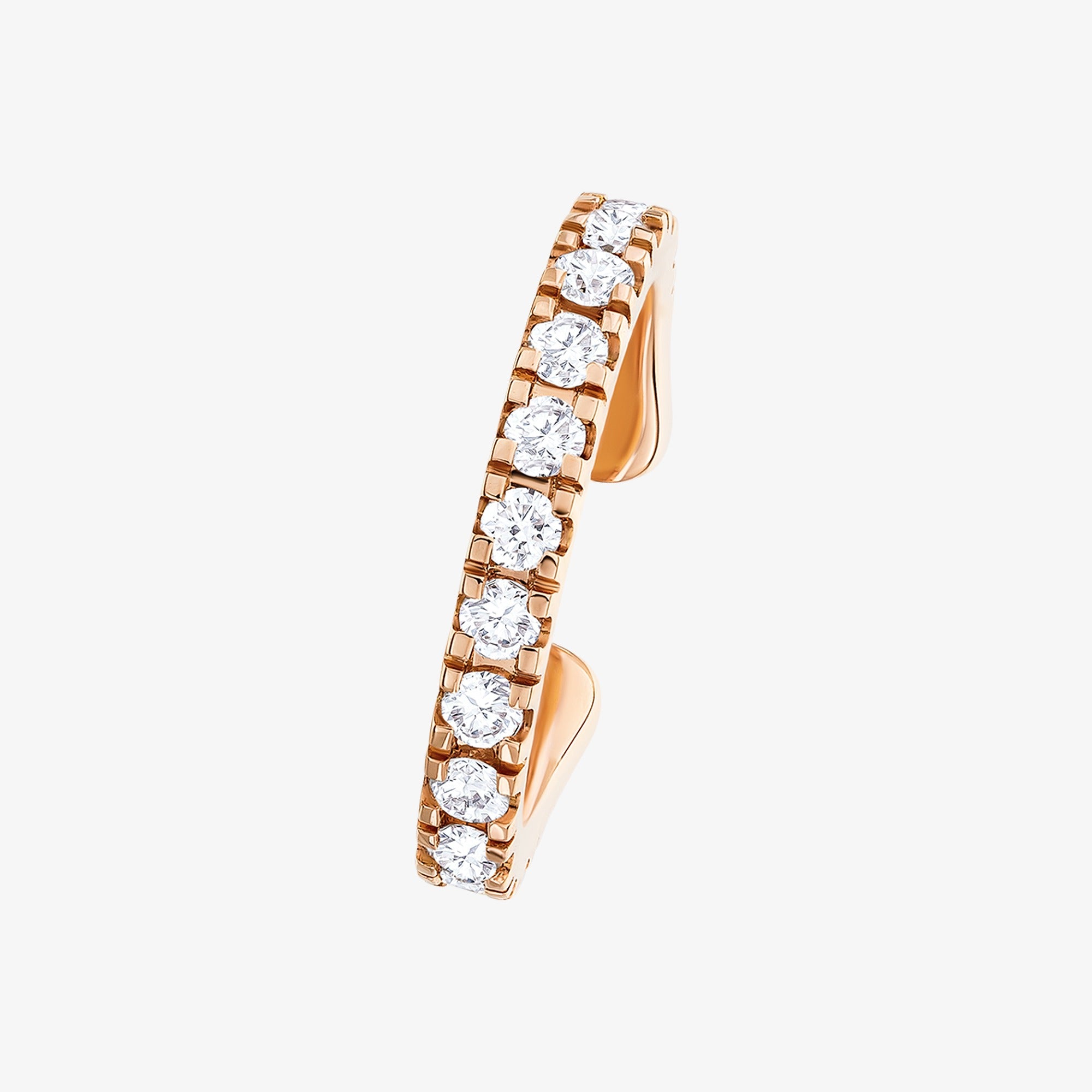 Barq Rose Gold Brilliant Diamond Ear Cuff