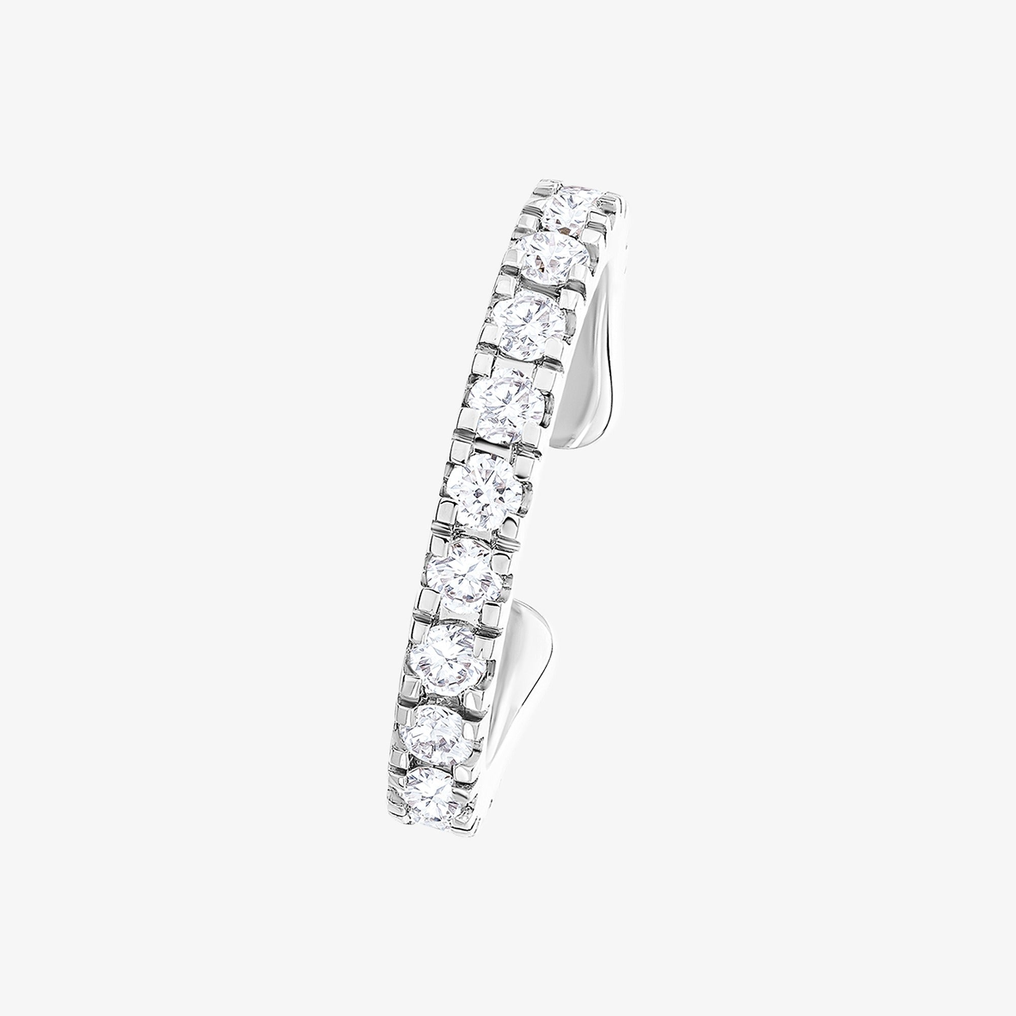 Barq White Gold Brilliant Diamond Ear Cuff