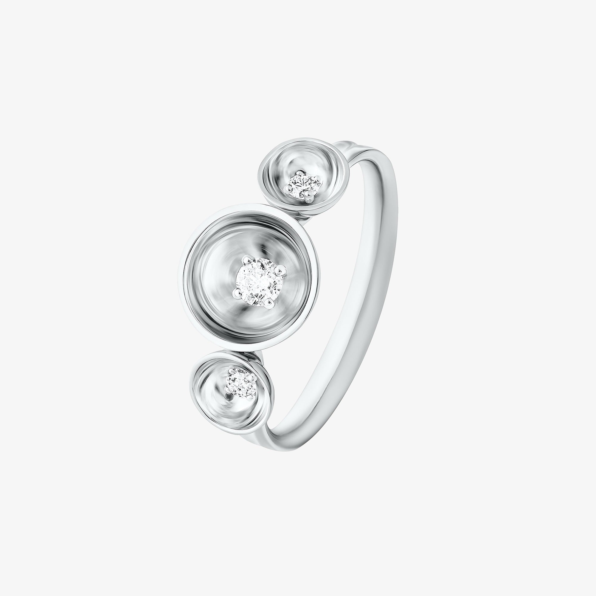 Bint Al Matar White Gold Ring