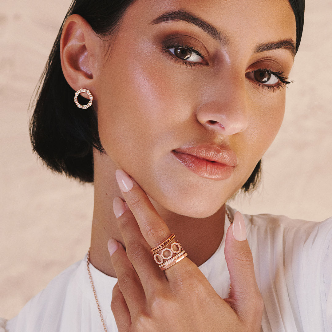 Birwaz Turath Diamond Earrings - Samra Jewellery - Diamond Jewellery - TURATH