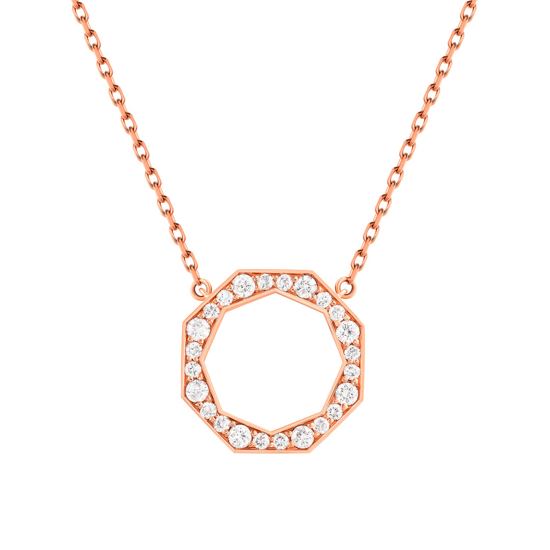 Birwaz Turath Diamond Small Necklace - Samra Jewellery - Diamond Jewellery - TURATH