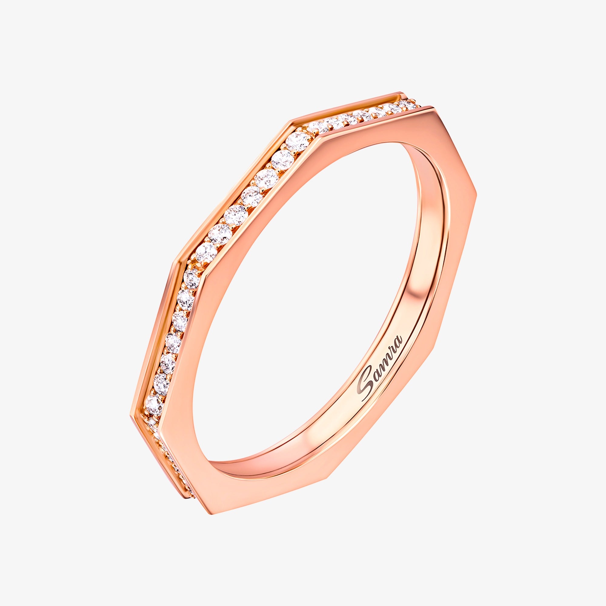 خاتم ماسي زهري من دبلة تراث