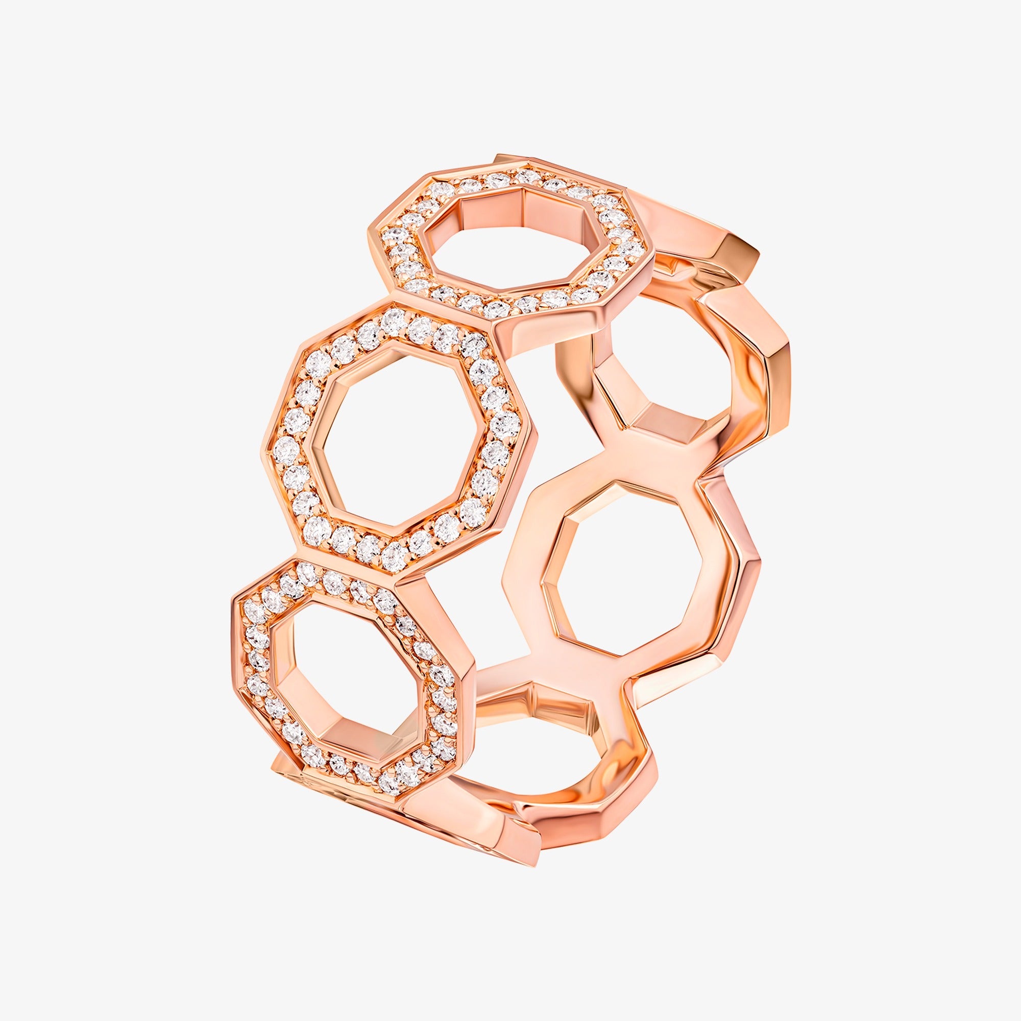 خاتم ماسي زهري من دبلة تراث