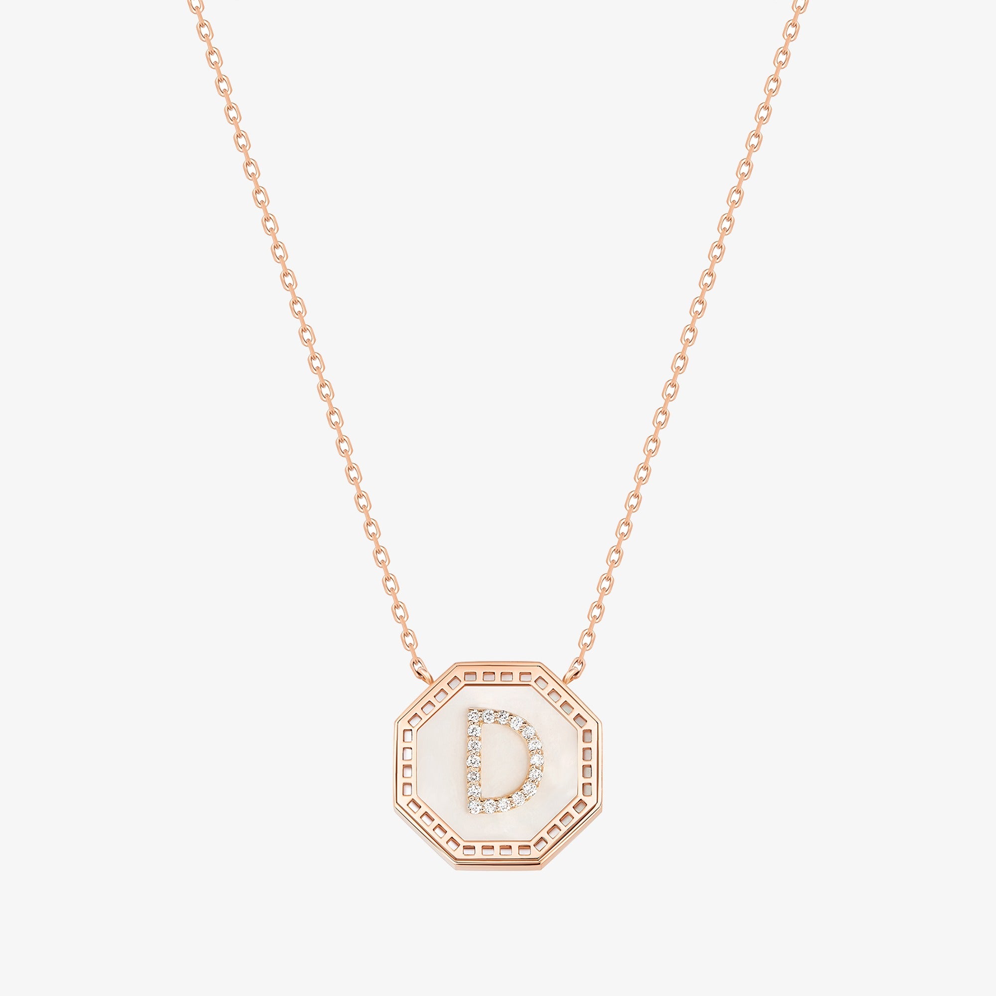 Harf Turath Letter D Necklace