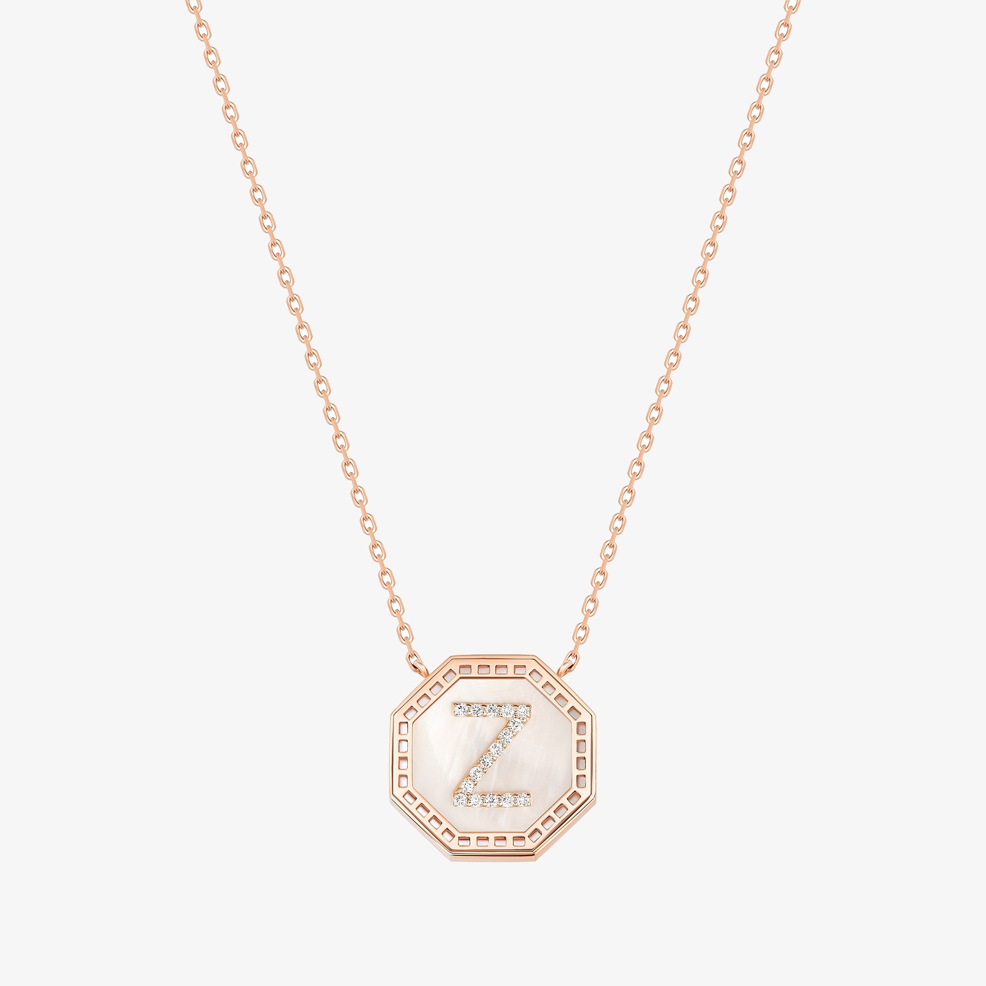 Harf Turath Letter Z Necklace