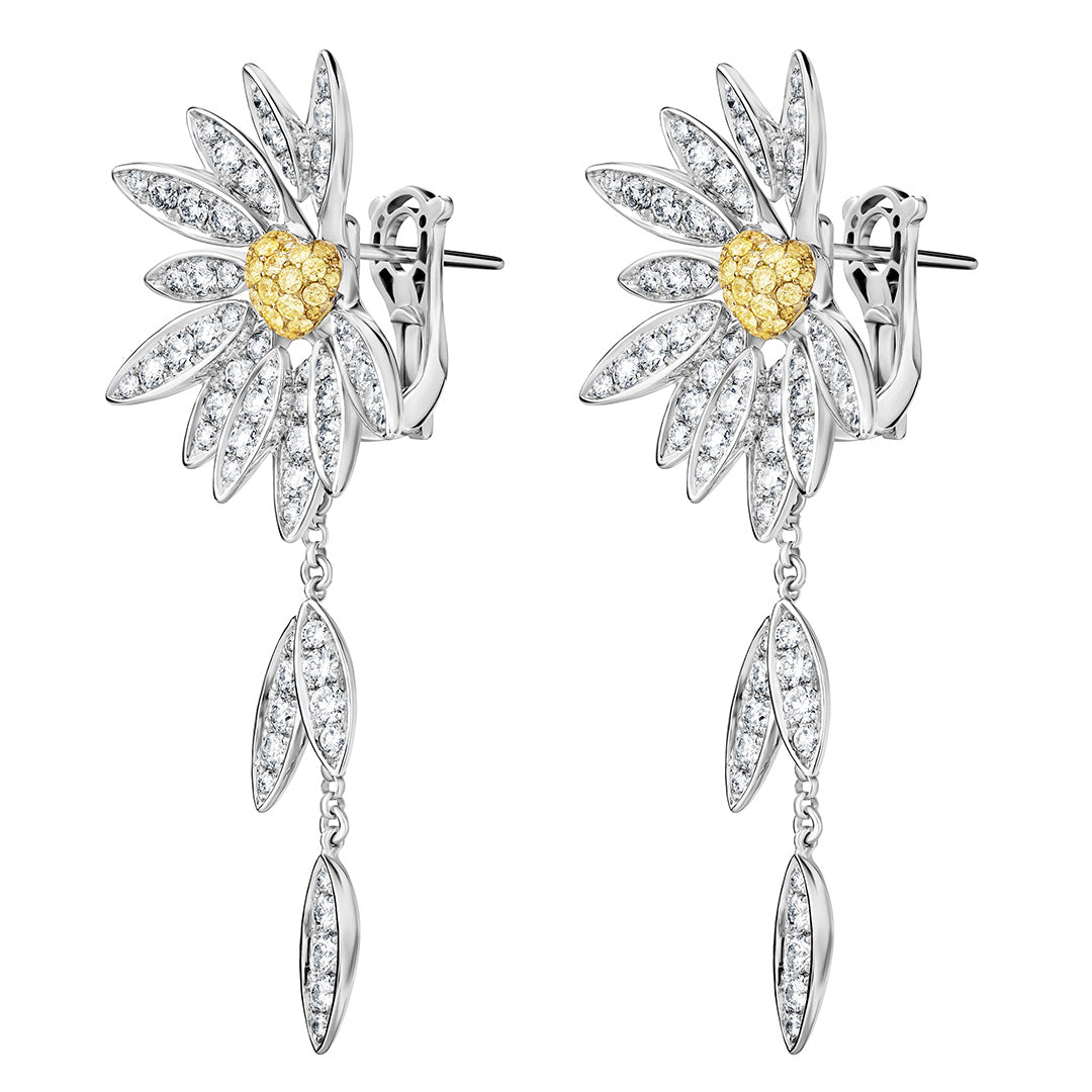 Love Me, Love Me Not Large Earring - Samra Jewellery - Diamond Jewellery - LOVE ME LOVE ME NOT
