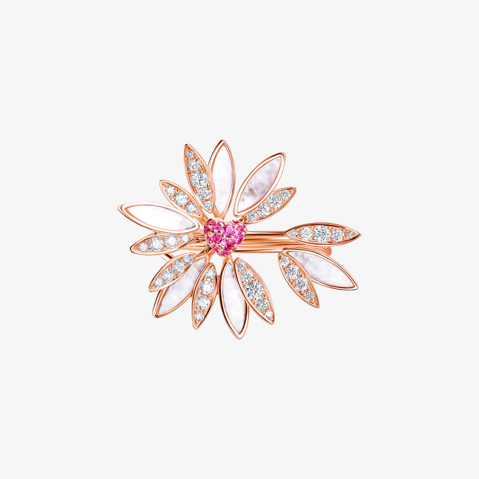 Love Me, Love Me Not Rose Gold Small Ring