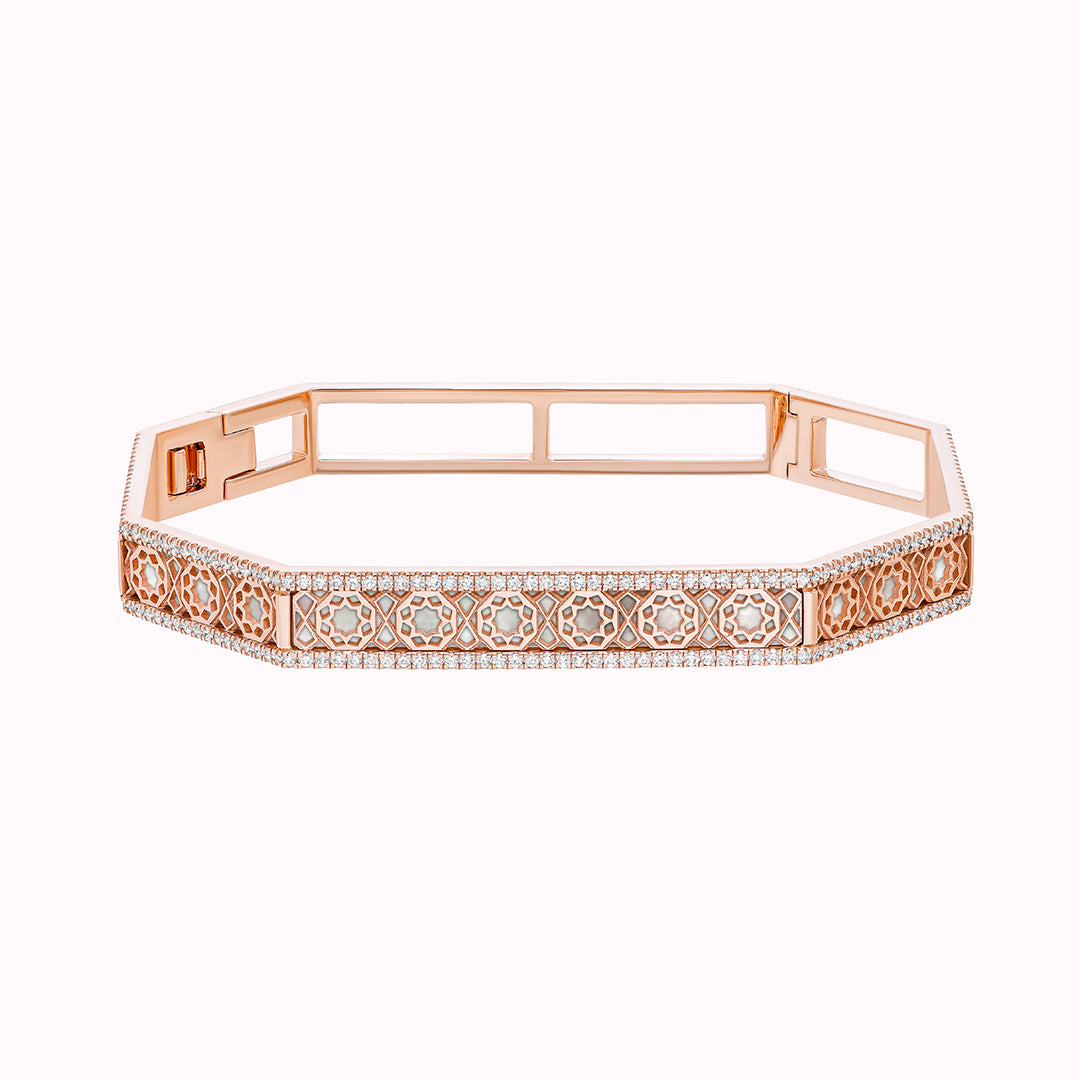 Oud Turath Diamond Bangle - Samra Jewellery - Diamond Jewellery - TURATH