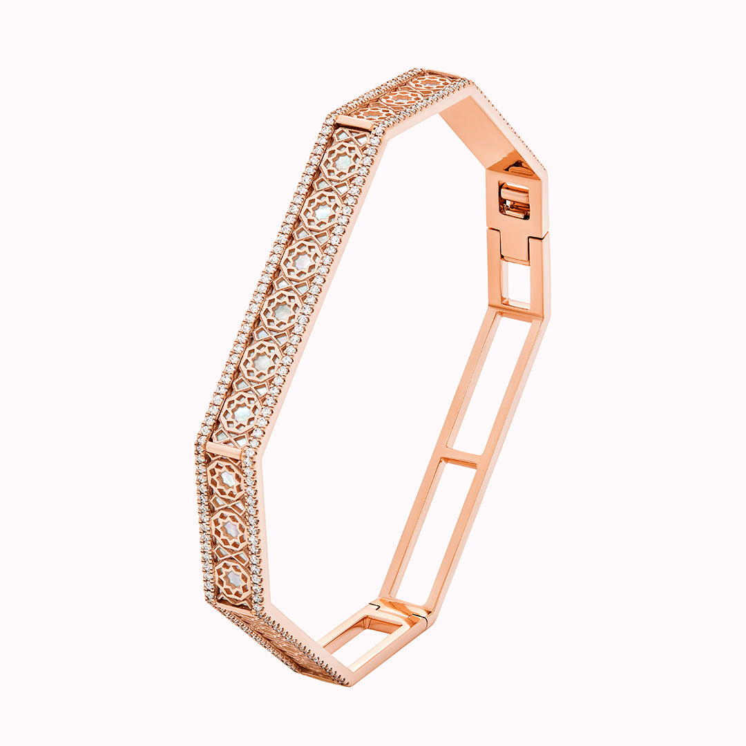 Oud Turath Diamond Bangle - Samra Jewellery - Diamond Jewellery - TURATH