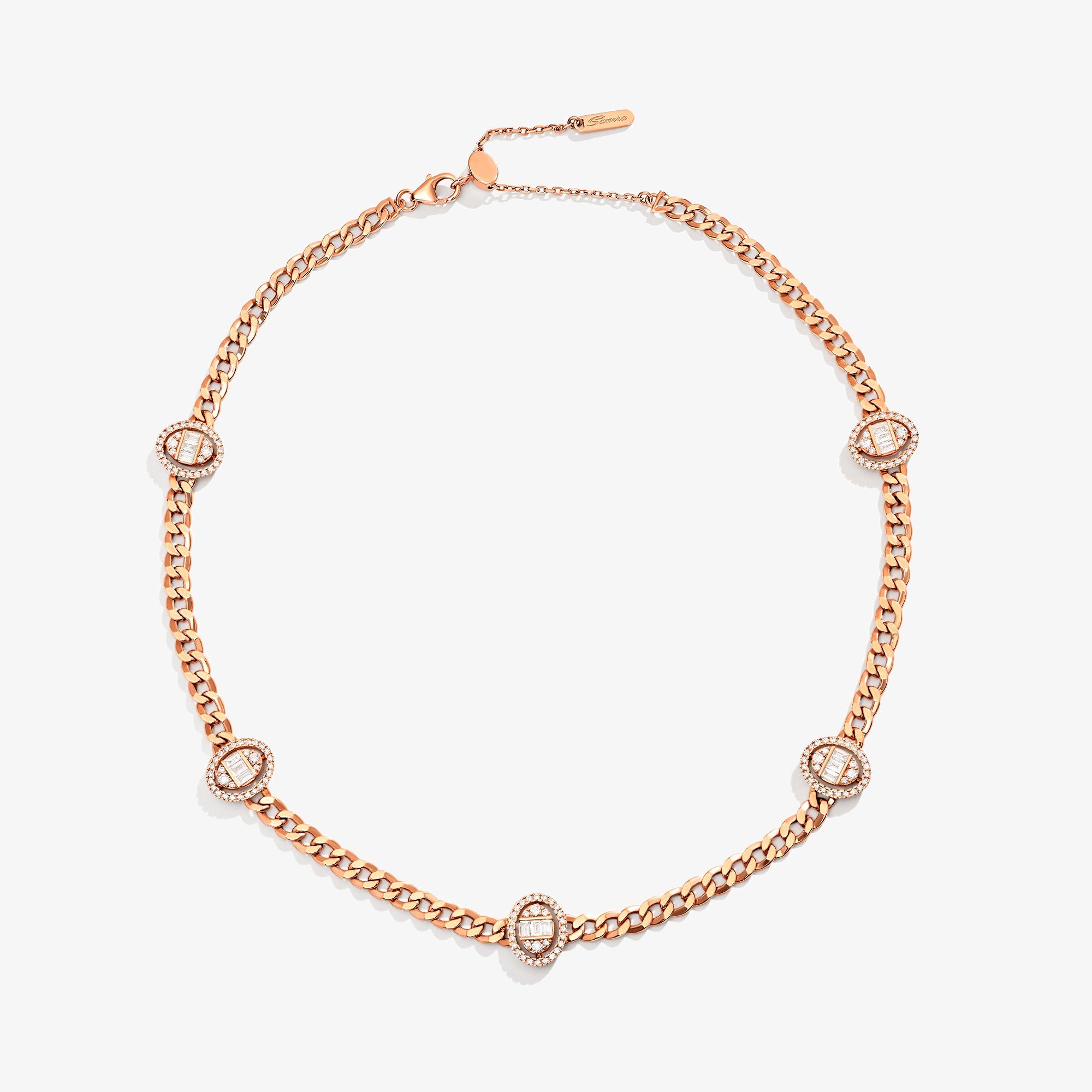 Quwa Five Oval Necklace