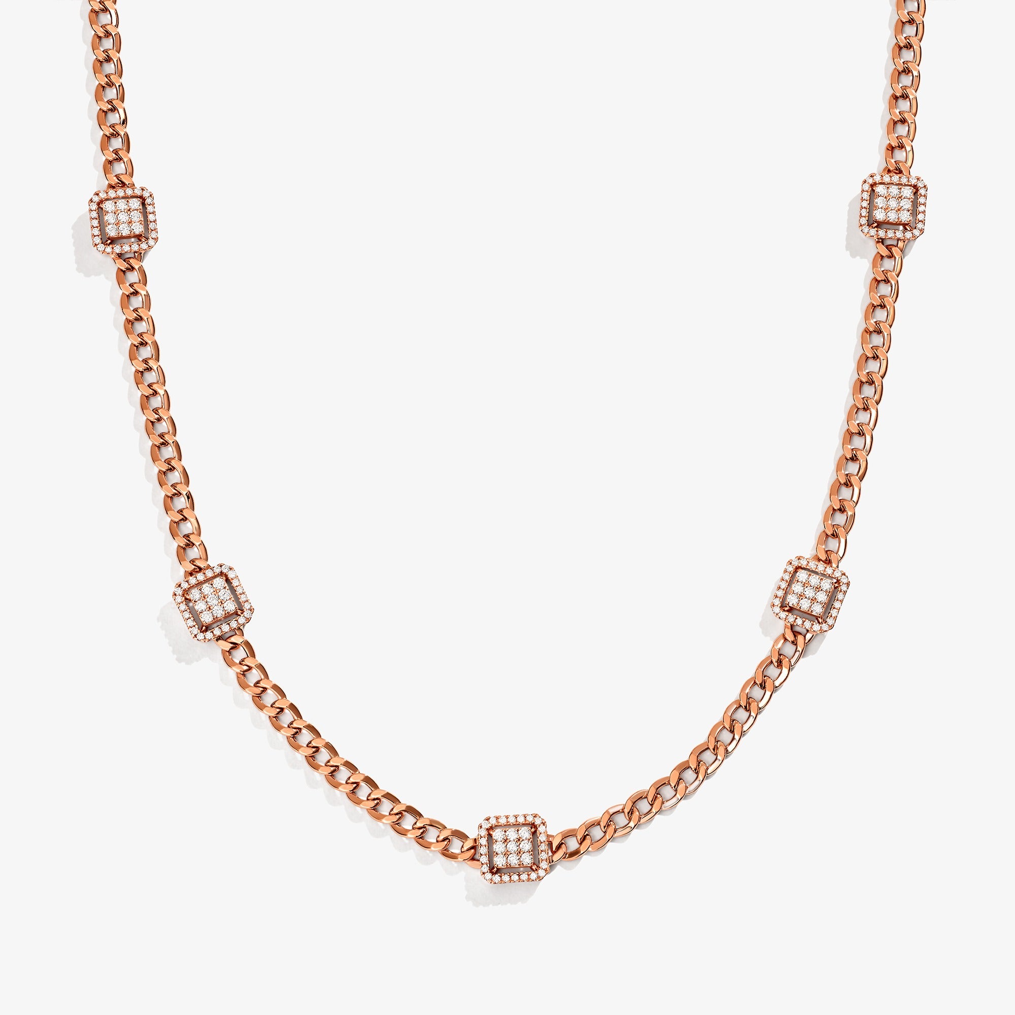 Quwa Five Square Necklace