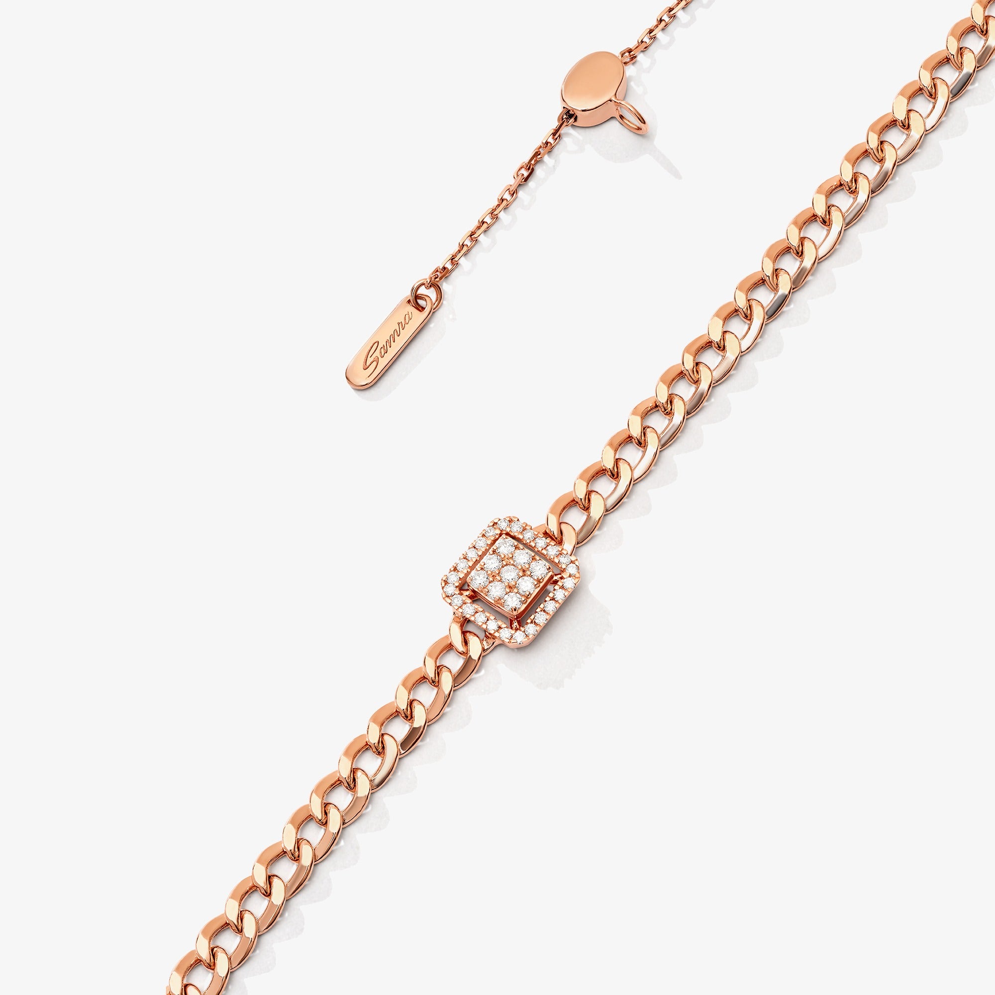 Quwa Three Square Necklace