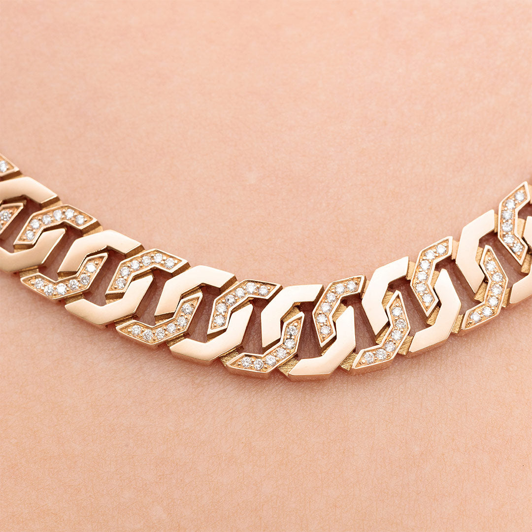 Thaman Long Necklace - Samra Jewellery - Diamond Jewellery - THAMAN