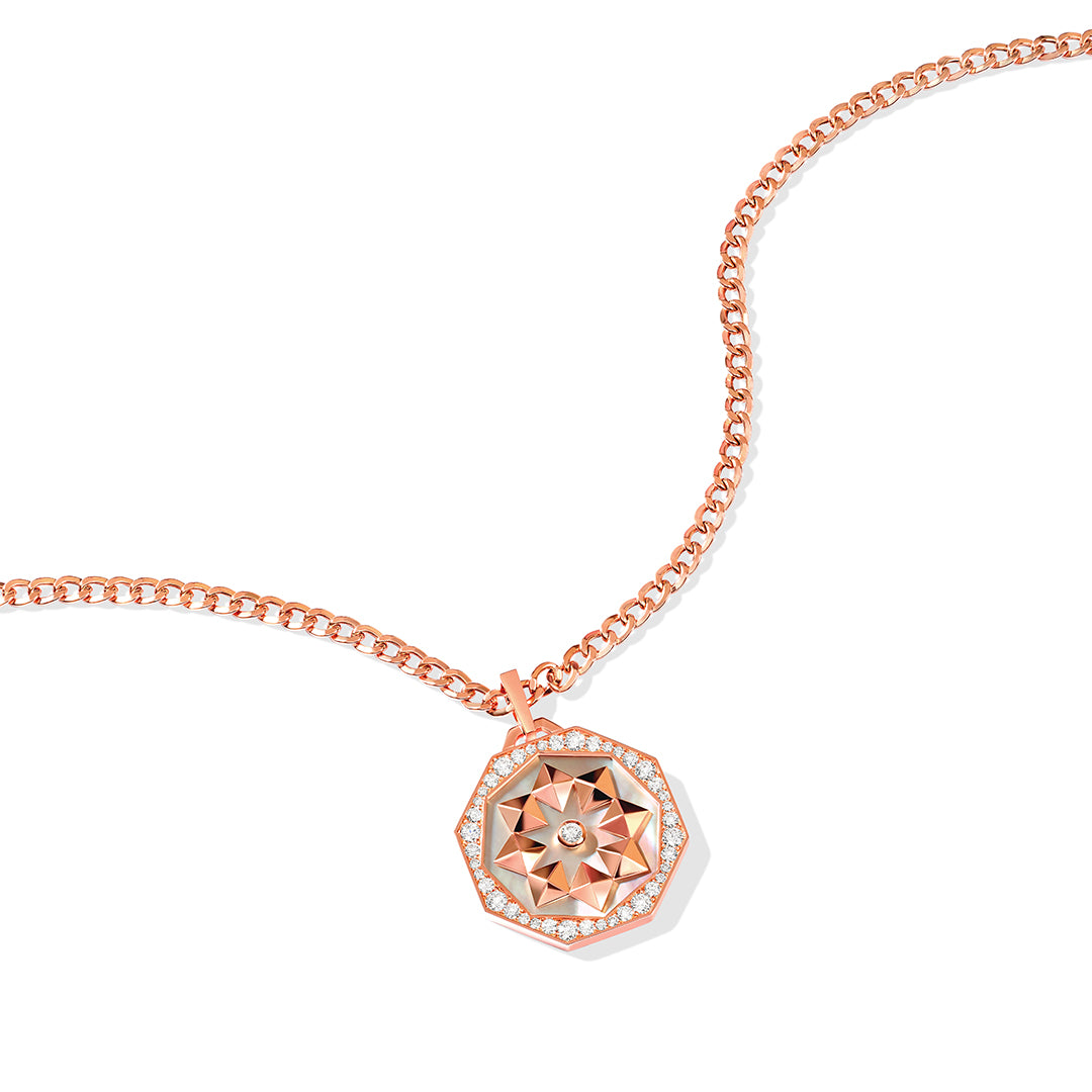 Thaman Medallion Necklace - Samra Jewellery - Diamond Jewellery - THAMAN
