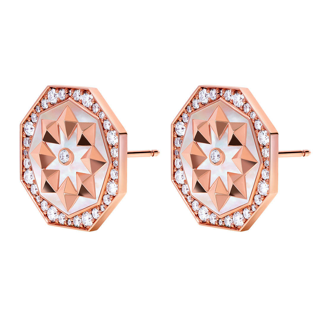 Thaman Motif Earring - Samra Jewellery - Diamond Jewellery - THAMAN