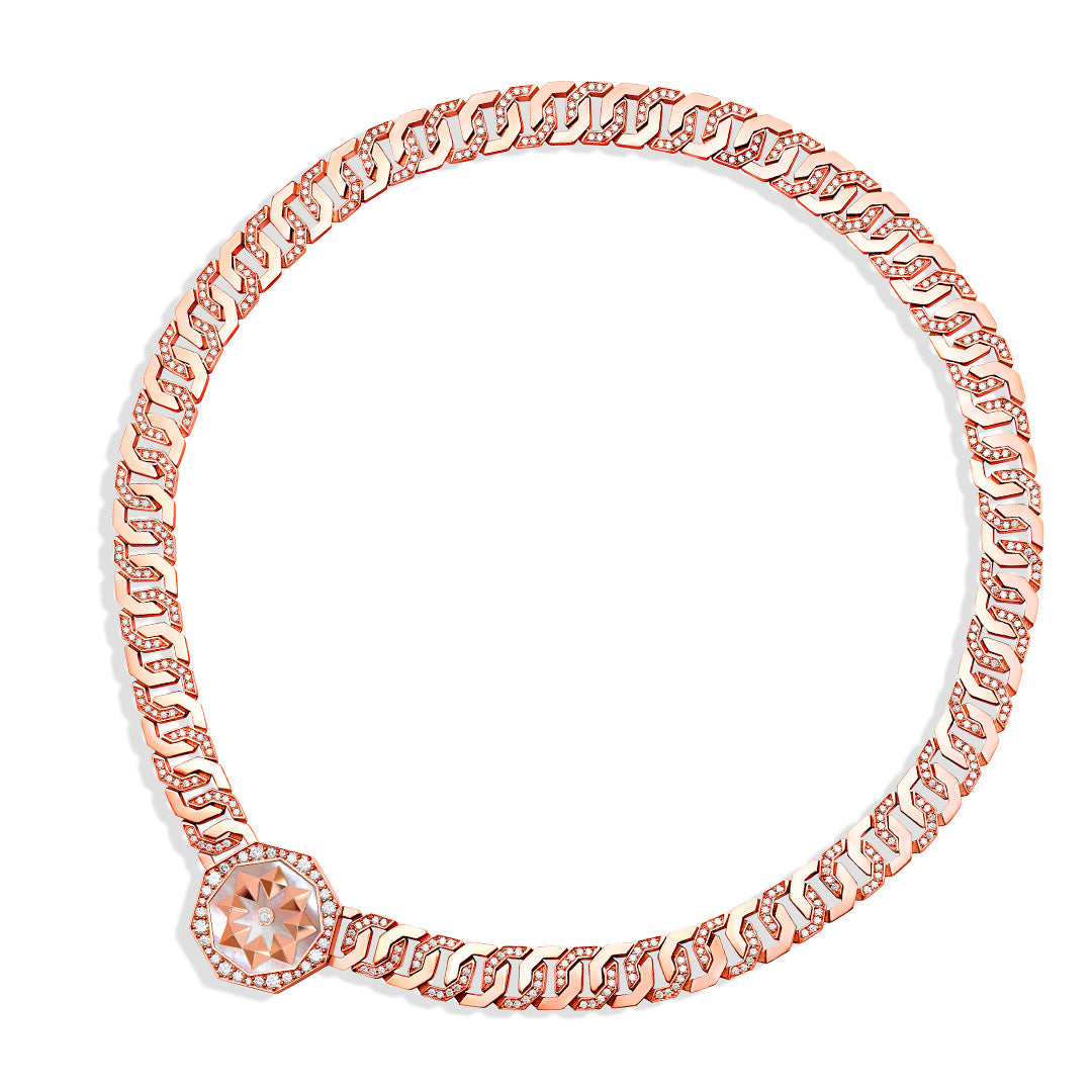 Thaman Motif Necklace - Samra Jewellery - Diamond Jewellery - THAMAN