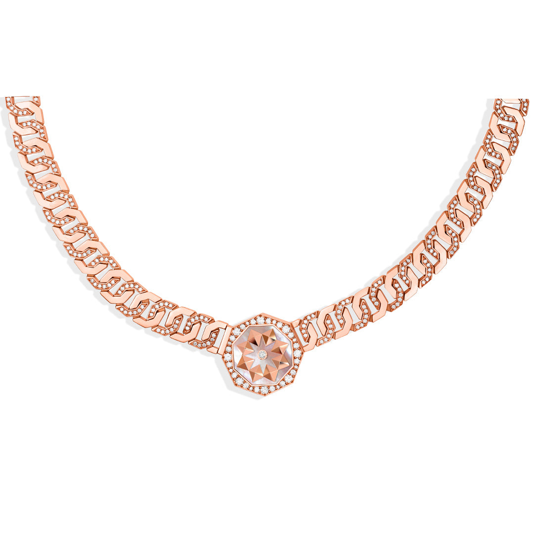 Thaman Motif Necklace - Samra Jewellery - Diamond Jewellery - THAMAN