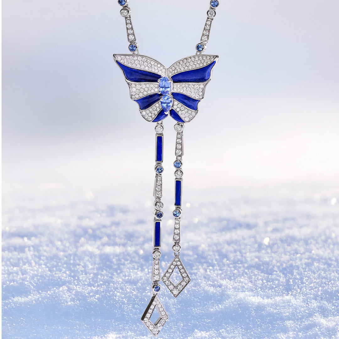 Tropical Butterfly Necklace