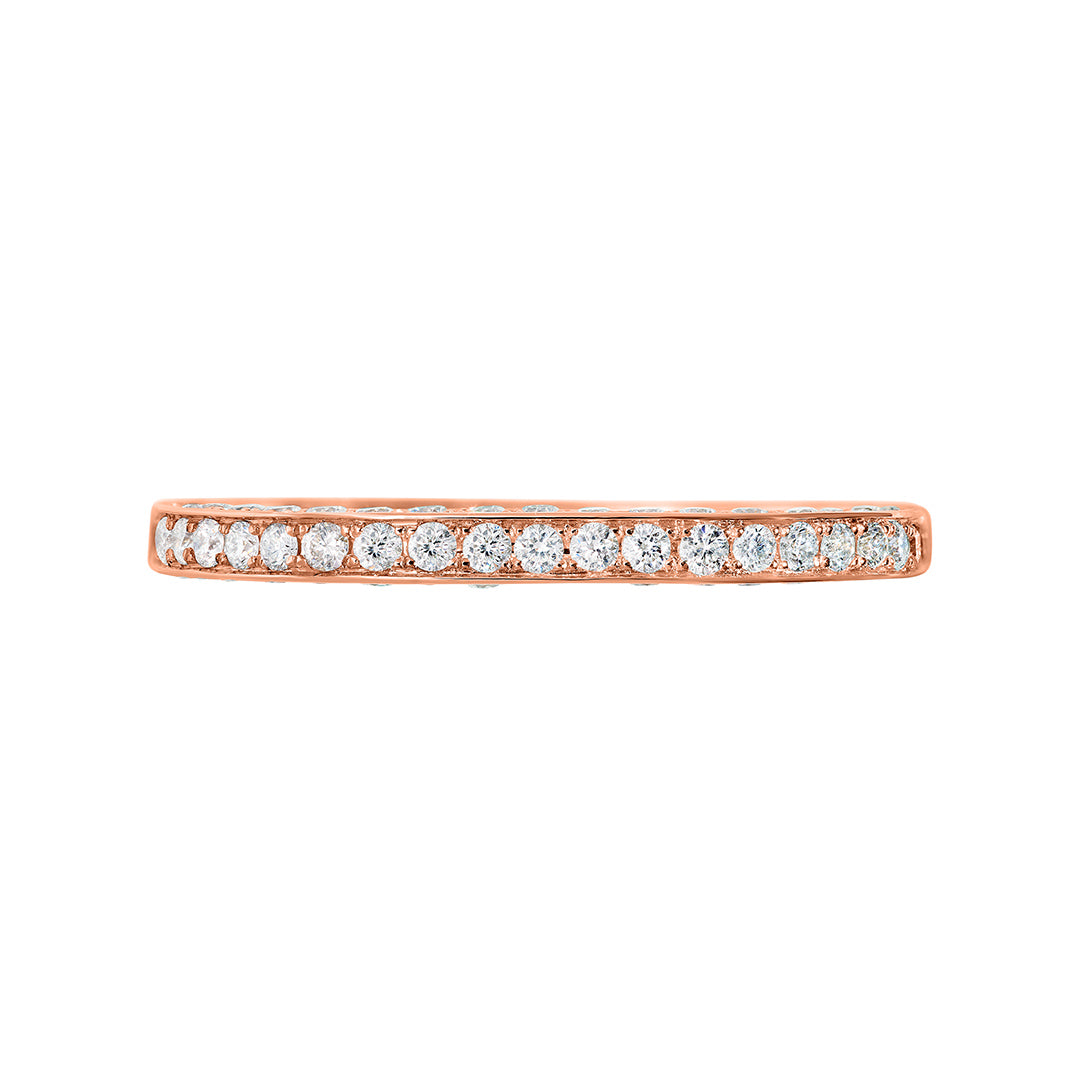 Wid Rose Gold Diamond Band - Samra Jewellery - Diamond Jewellery - WID