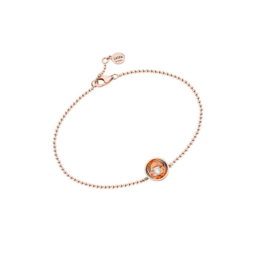 Bint Al Matar Rose Gold Bracelet - Samra Jewellery - Diamond Jewellery - BINT AL MATAR