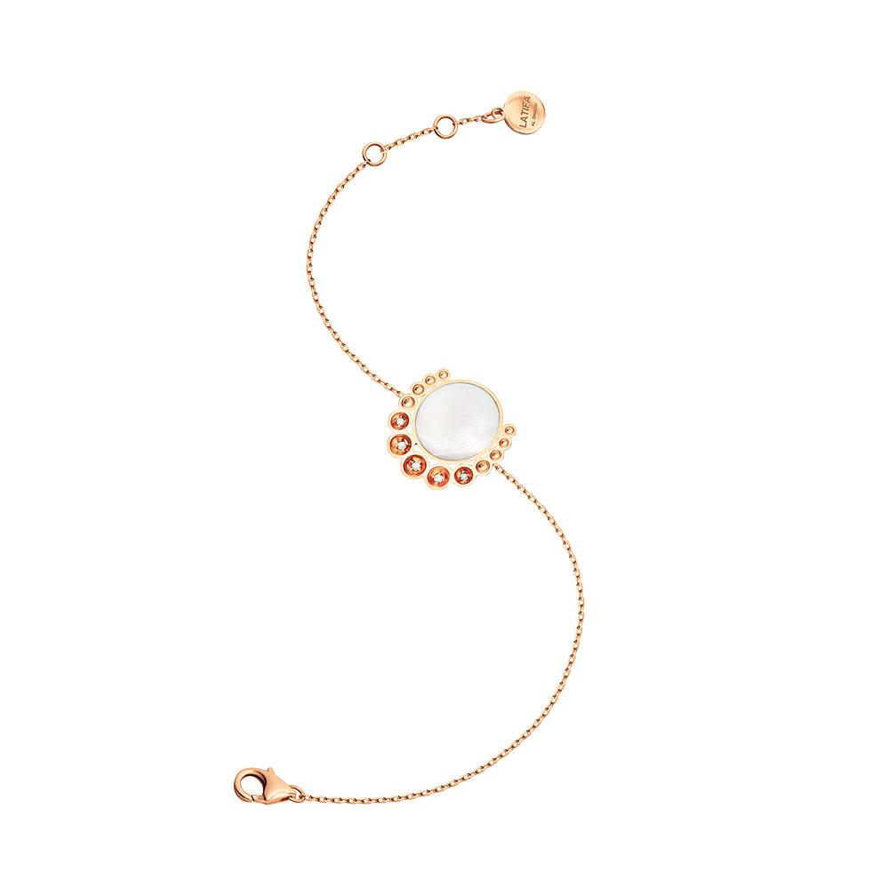 Bint Al Matar Rose Gold Mother Of Pearl Bracelet - Samra Jewellery - Diamond Jewellery - BINT AL MATAR