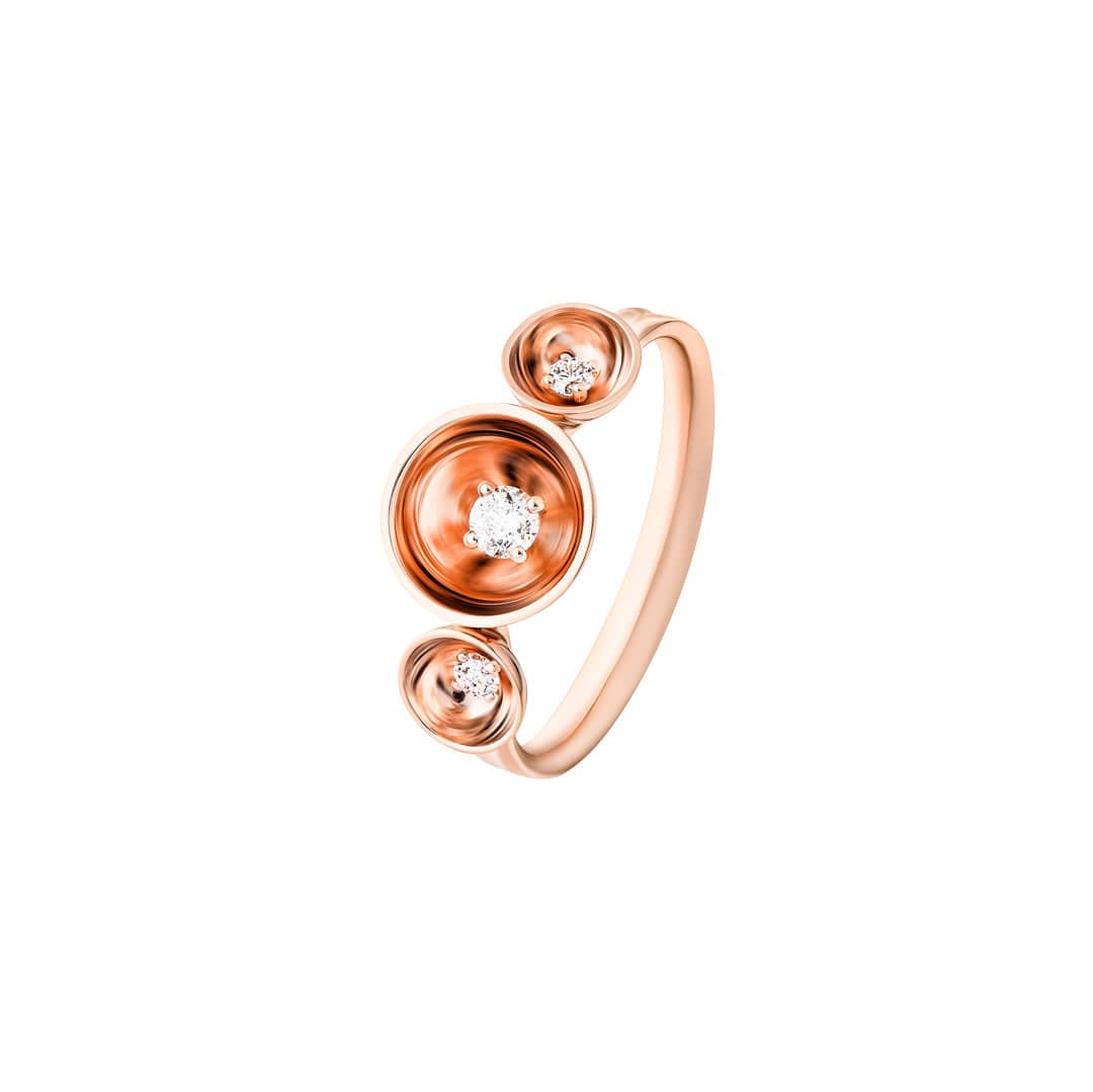 Bint Al Matar Rose Gold Ring - Samra Jewellery - Diamond Jewellery - BINT AL MATAR