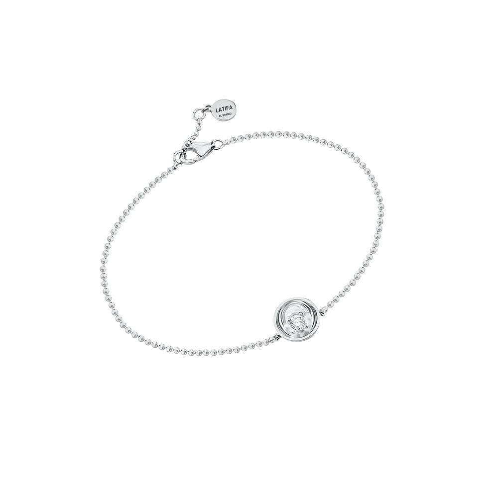 Bint Al Matar White Gold Bracelet - Samra Jewellery - Diamond Jewellery - BINT AL MATAR