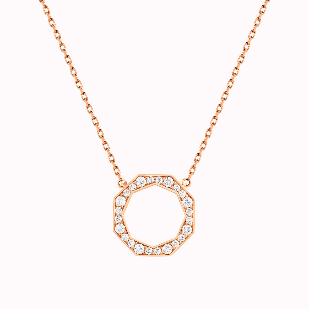 Birwaz Turath Diamond Small Necklace - Samra Jewellery - Diamond Jewellery - TURATH