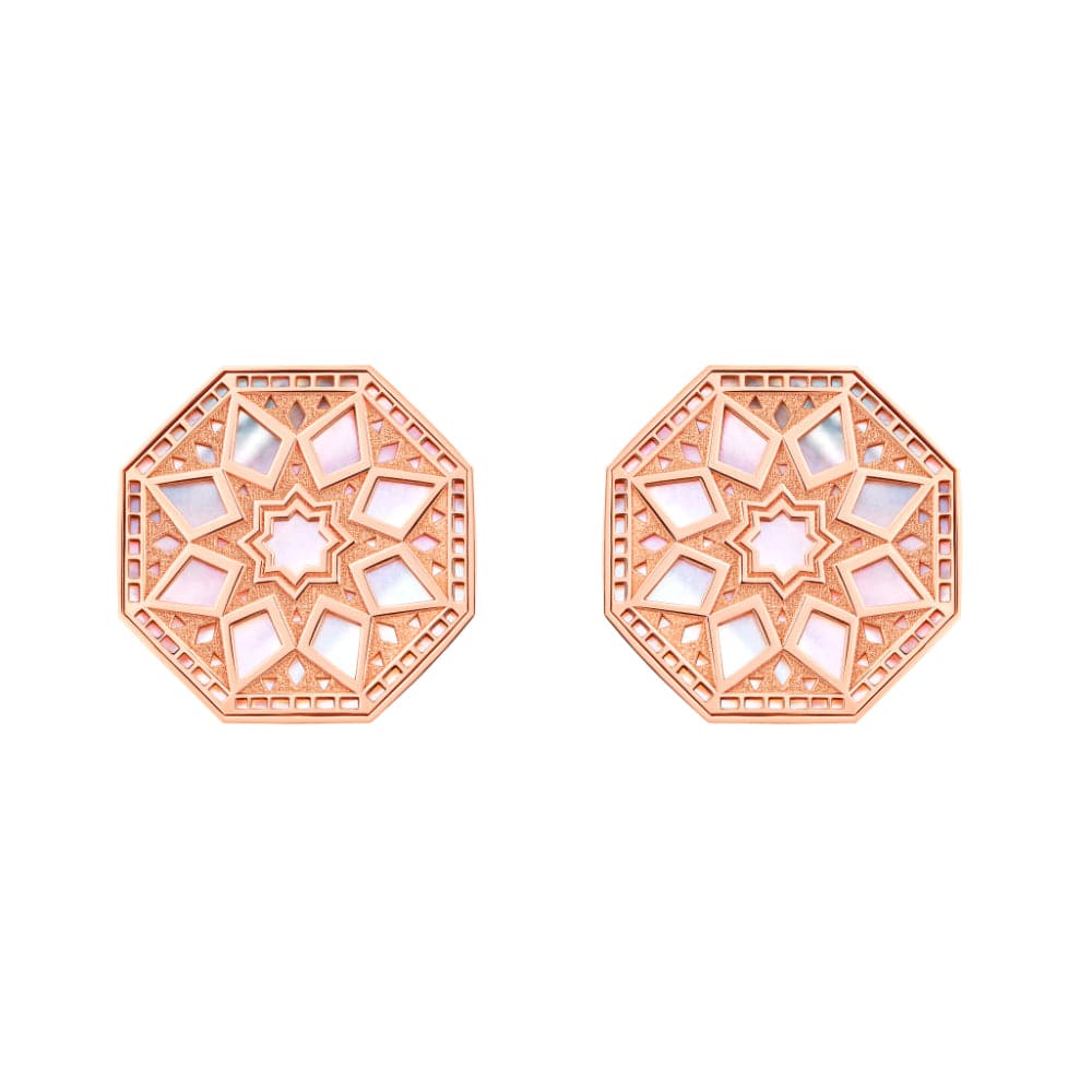 Classic Turath Large Earrings - Samra Jewellery - Diamond Jewellery - TURATH