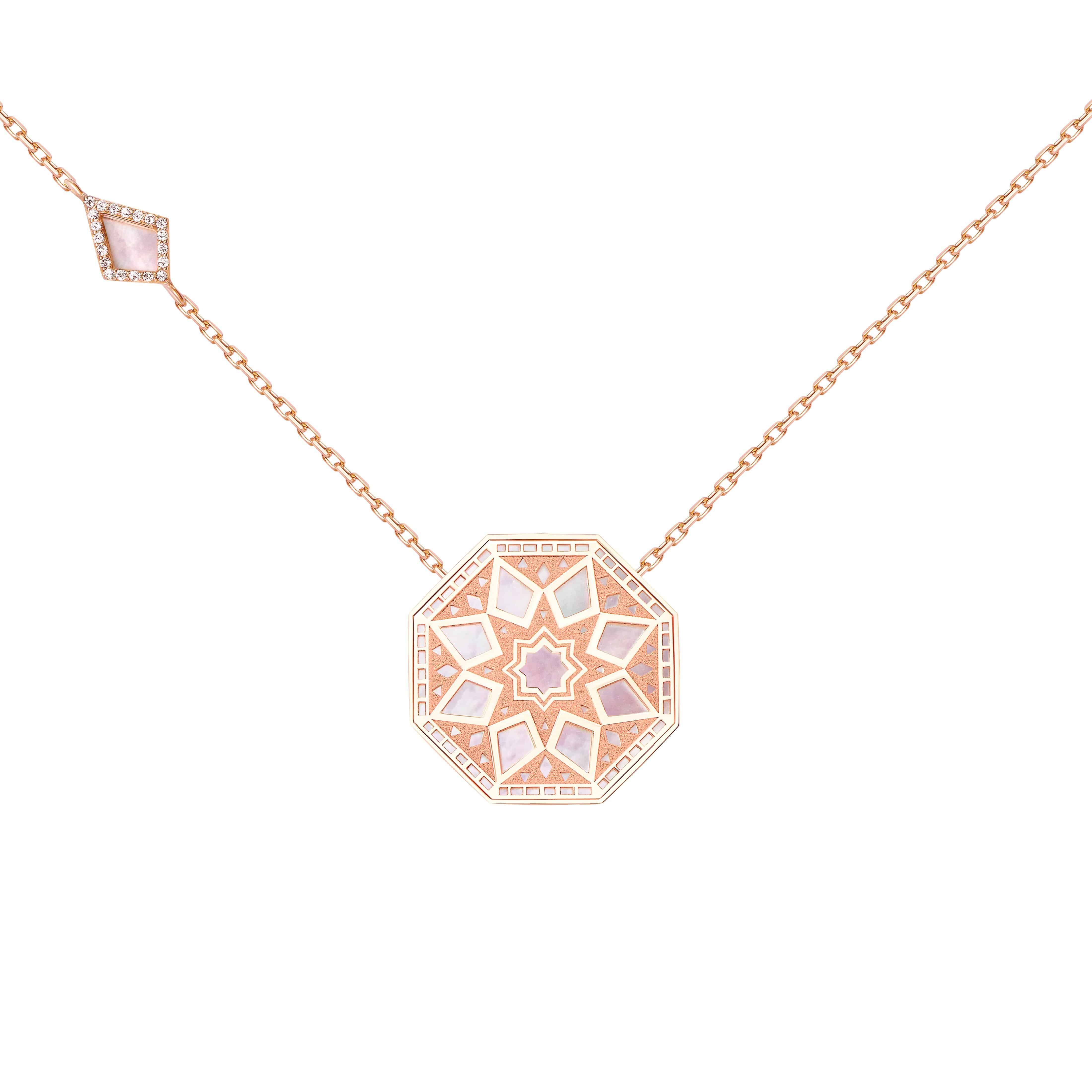Classic Turath Medium Necklace - Samra Jewellery - Diamond Jewellery - TURATH