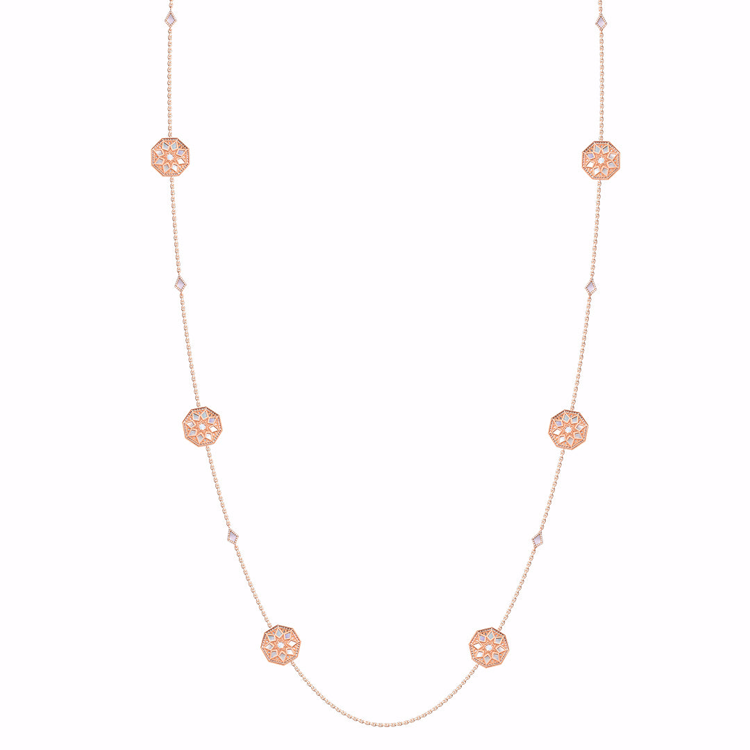 Classic Turath Sautoir Necklace - Samra Jewellery - Diamond Jewellery - TURATH