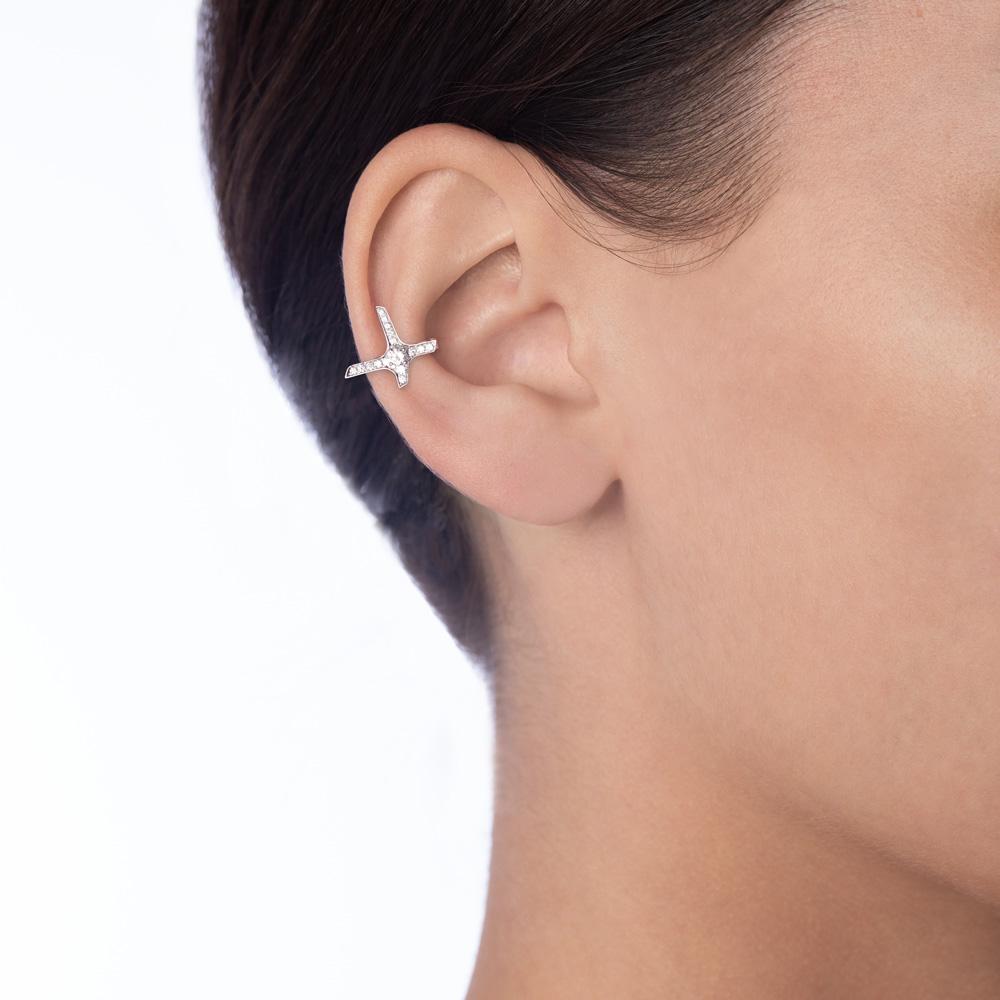 Daw Diamond Ear Cuff - Samra Jewellery - Diamond Jewellery - DAW