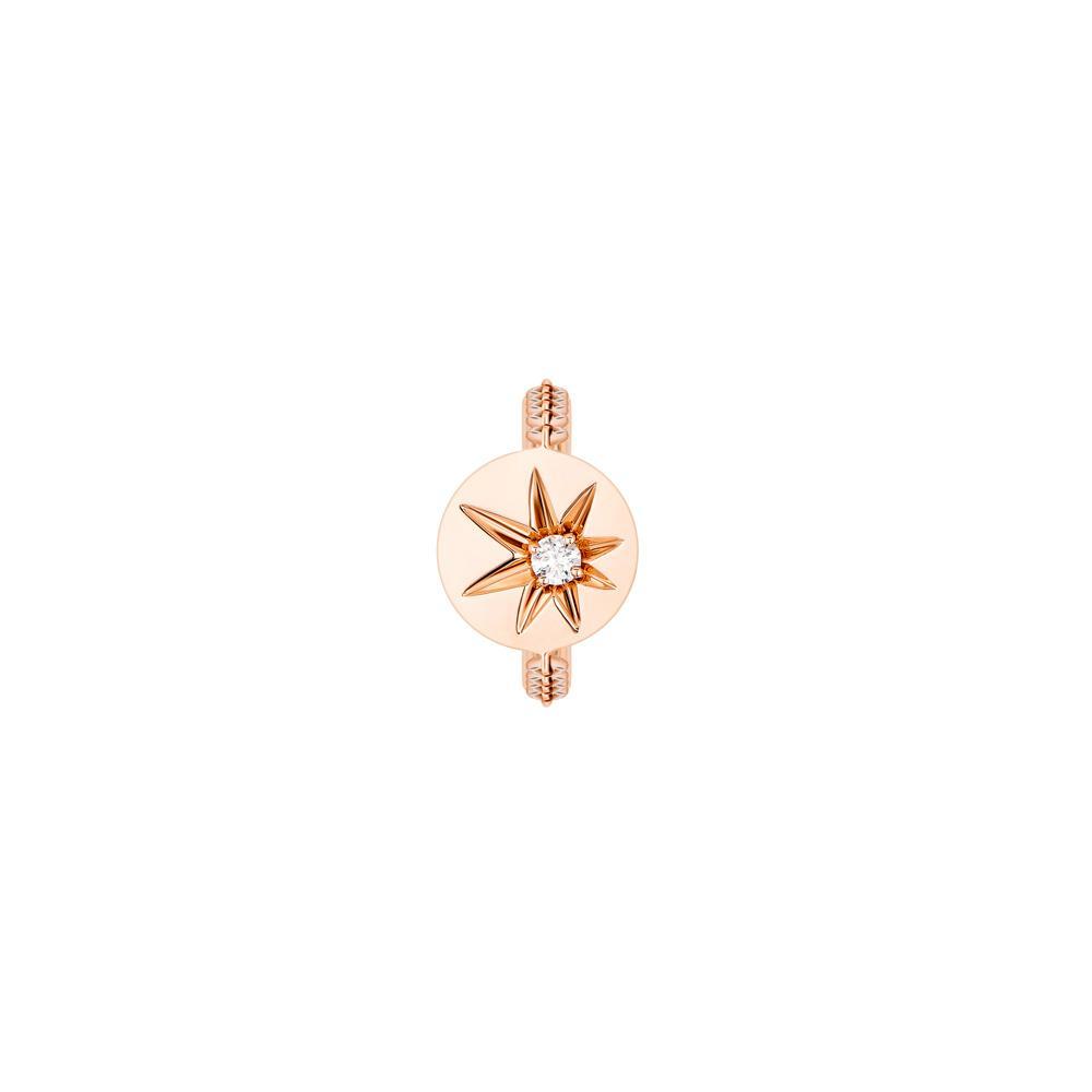 Daw Rose Gold Ring with Diamond - Samra Jewellery - Diamond Jewellery - DAW