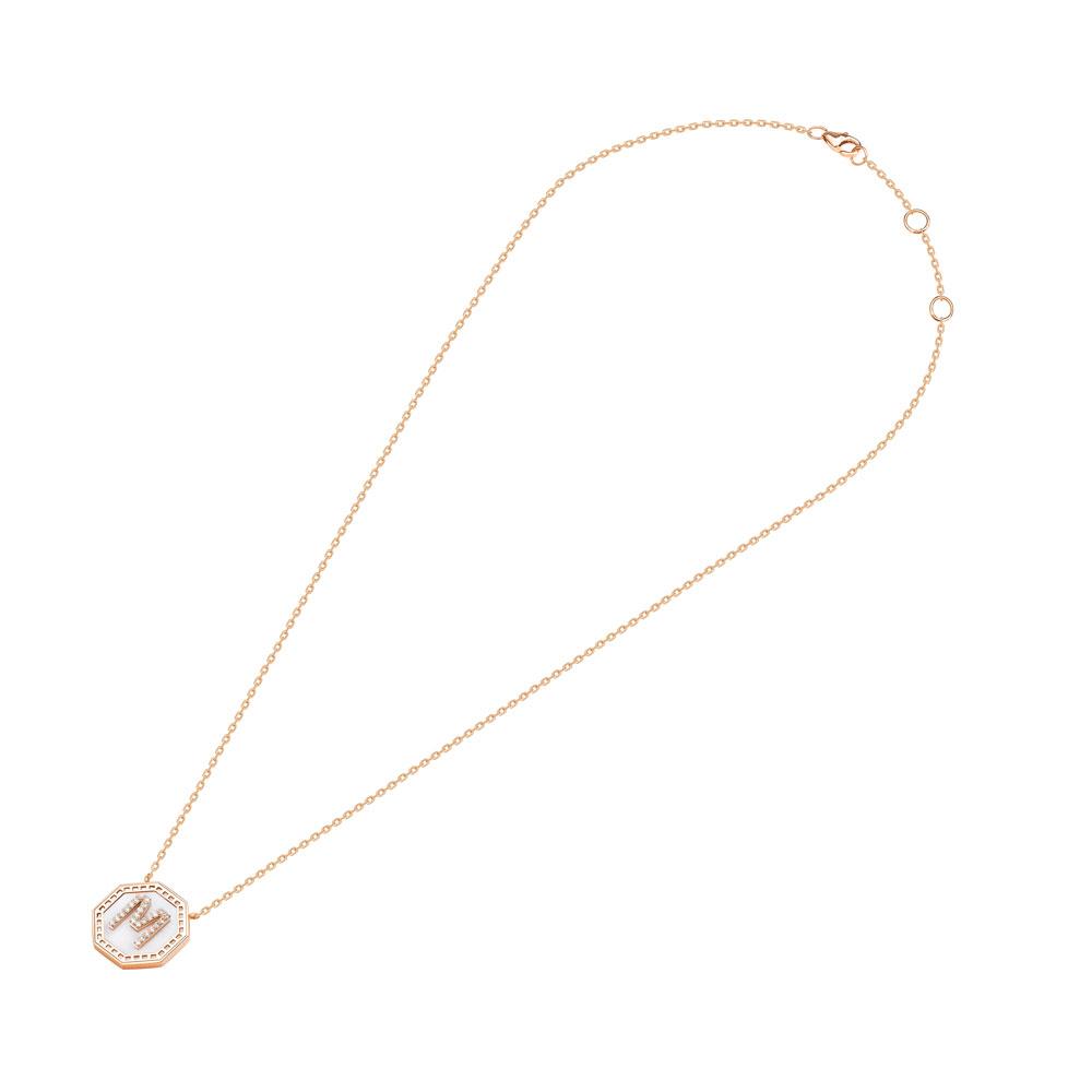 Harf Turath Letter M Necklace - Samra Jewellery - Diamond Jewellery - TURATH