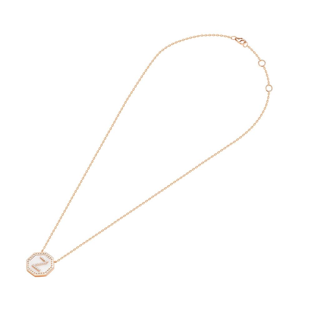 Harf Turath Letter Z Necklace - Samra Jewellery - Diamond Jewellery - TURATH