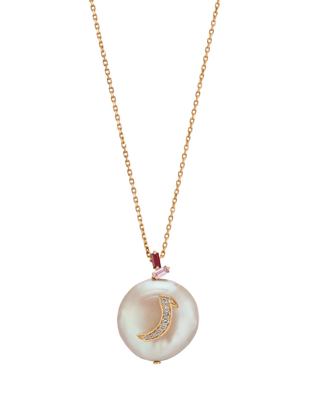 Kanz Alphabet ر Necklace - Samra Jewellery - Diamond Jewellery - KANZ