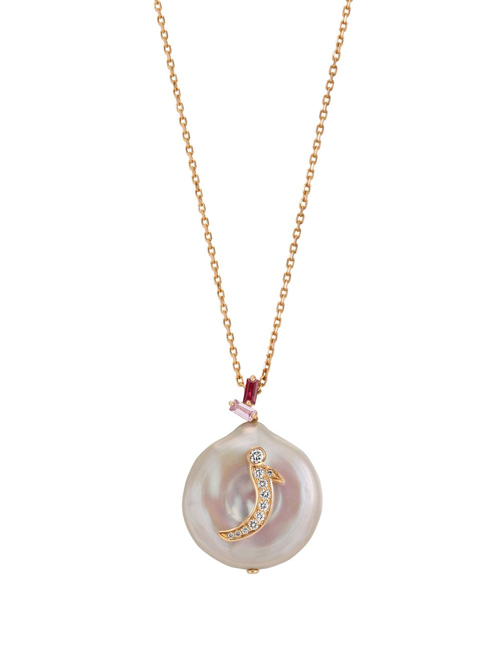 Kanz Alphabet ز Necklace - Samra Jewellery - Diamond Jewellery - KANZ