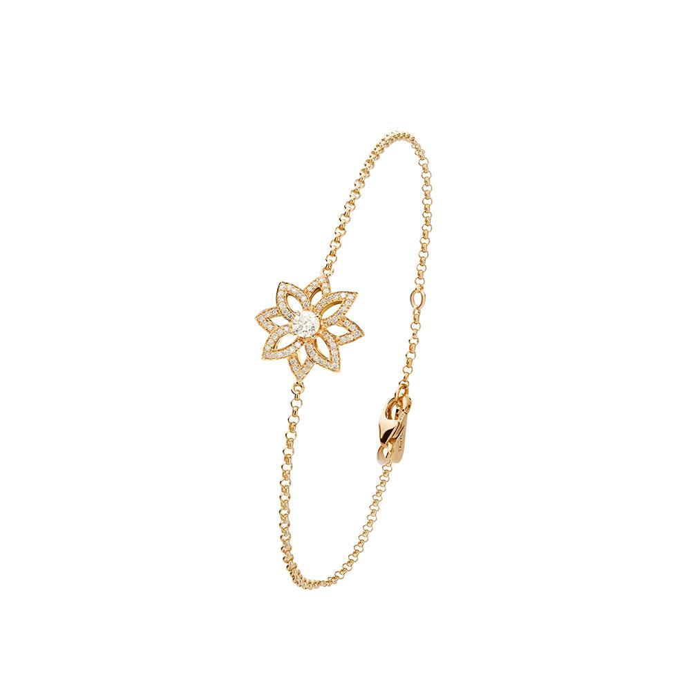 Lotus Yellow Gold and Diamonds Bracelet - Samra Jewellery - Diamond Jewellery - LOTUS BY SAMRA