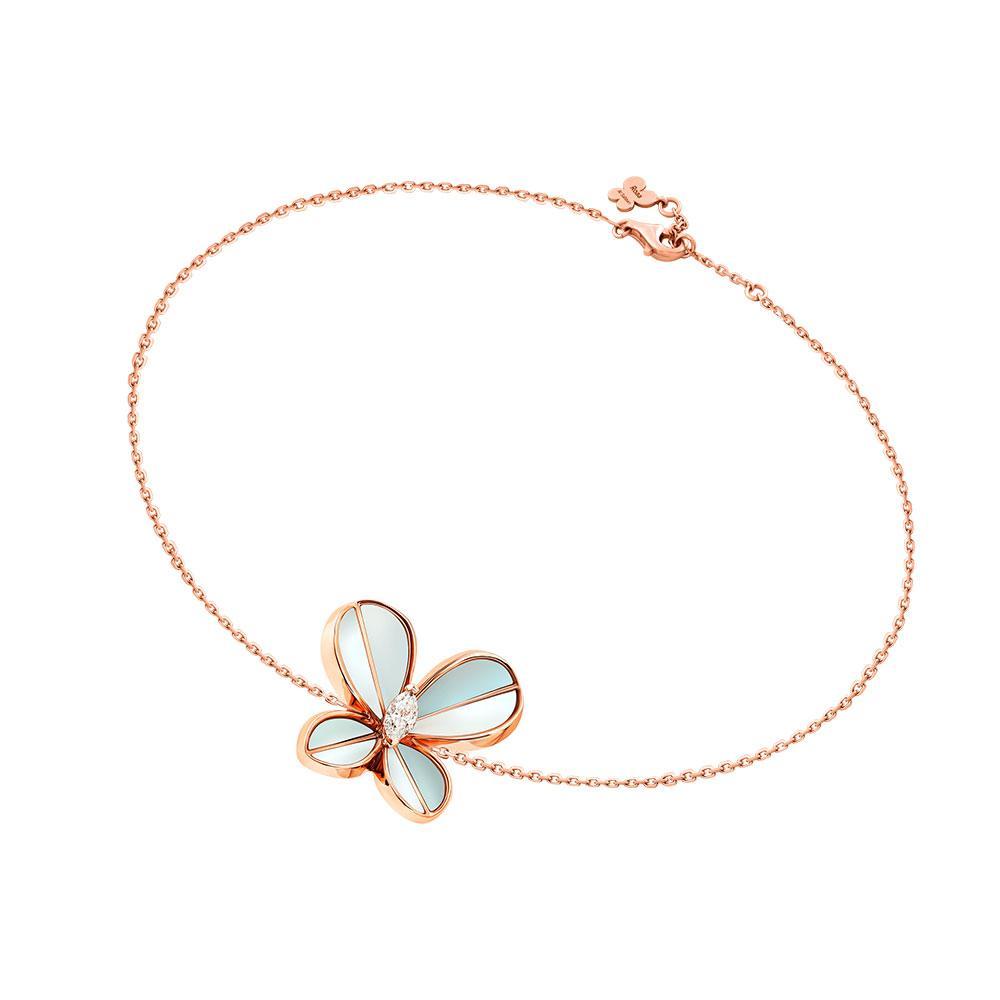 Marquise Butterfly Rose Gold Large Bracelet - Samra Jewellery - Diamond Jewellery - BUTTERFLIES