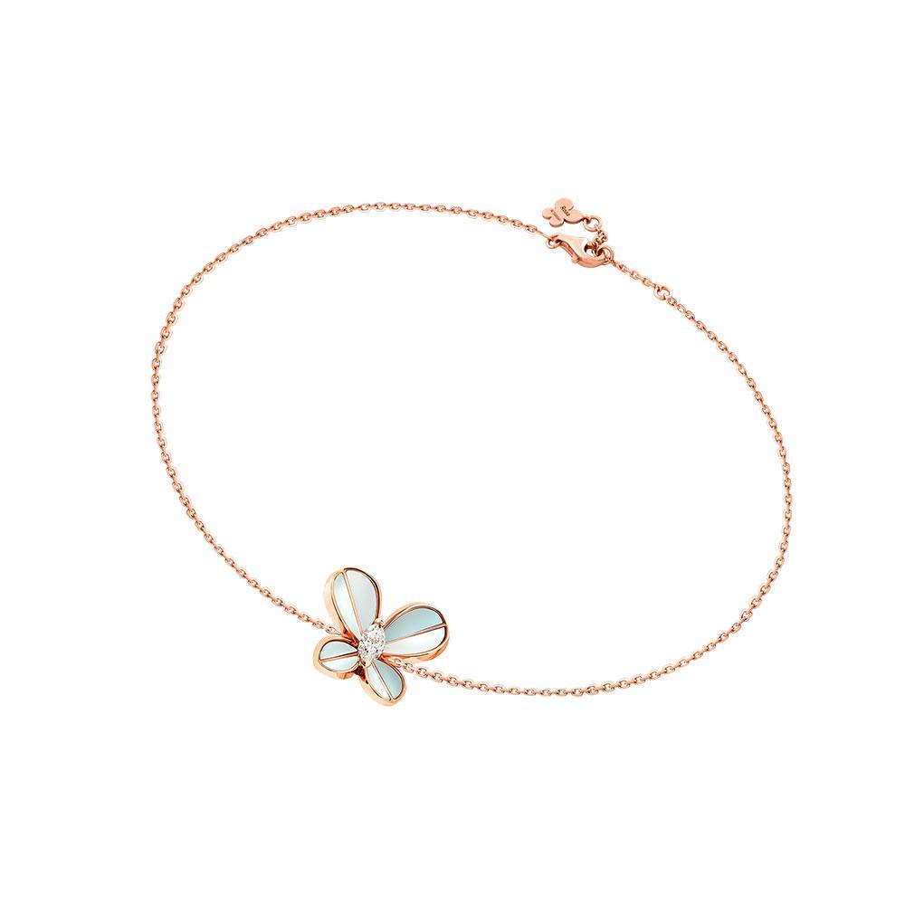 Marquise Butterfly Rose Gold Small Bracelet - Samra Jewellery - Diamond Jewellery - BUTTERFLIES