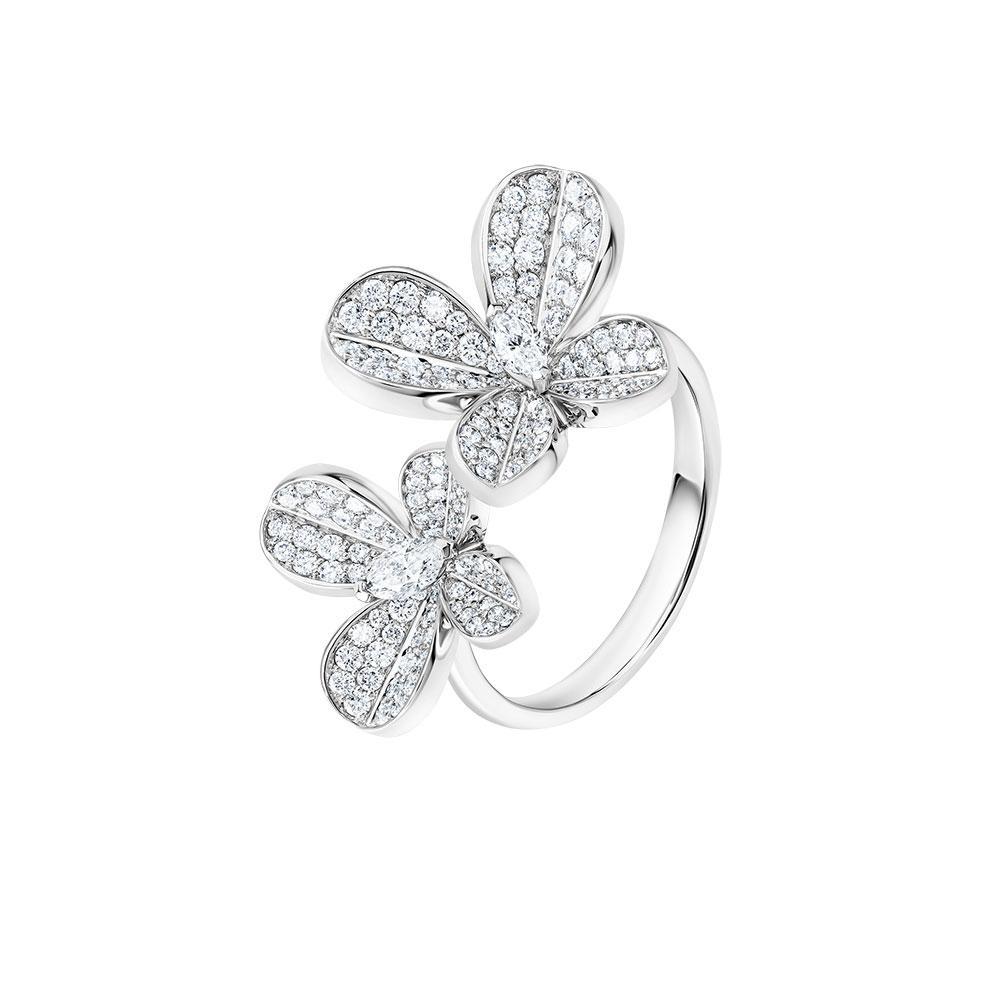 Marquise Butterfly White Gold Multi Ring - Samra Jewellery - Diamond Jewellery - BUTTERFLIES