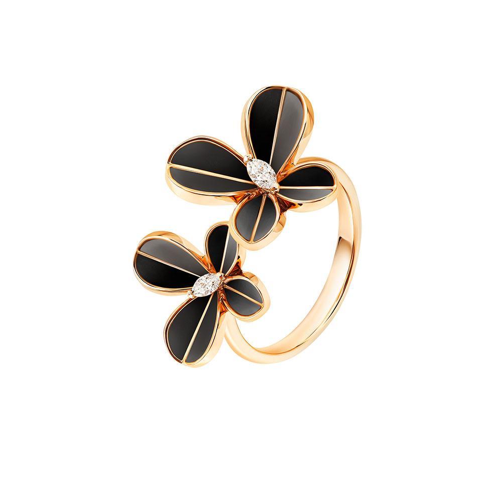 Marquise Butterfly Yellow Gold Ring - Samra Jewellery - Diamond Jewellery - BUTTERFLIES