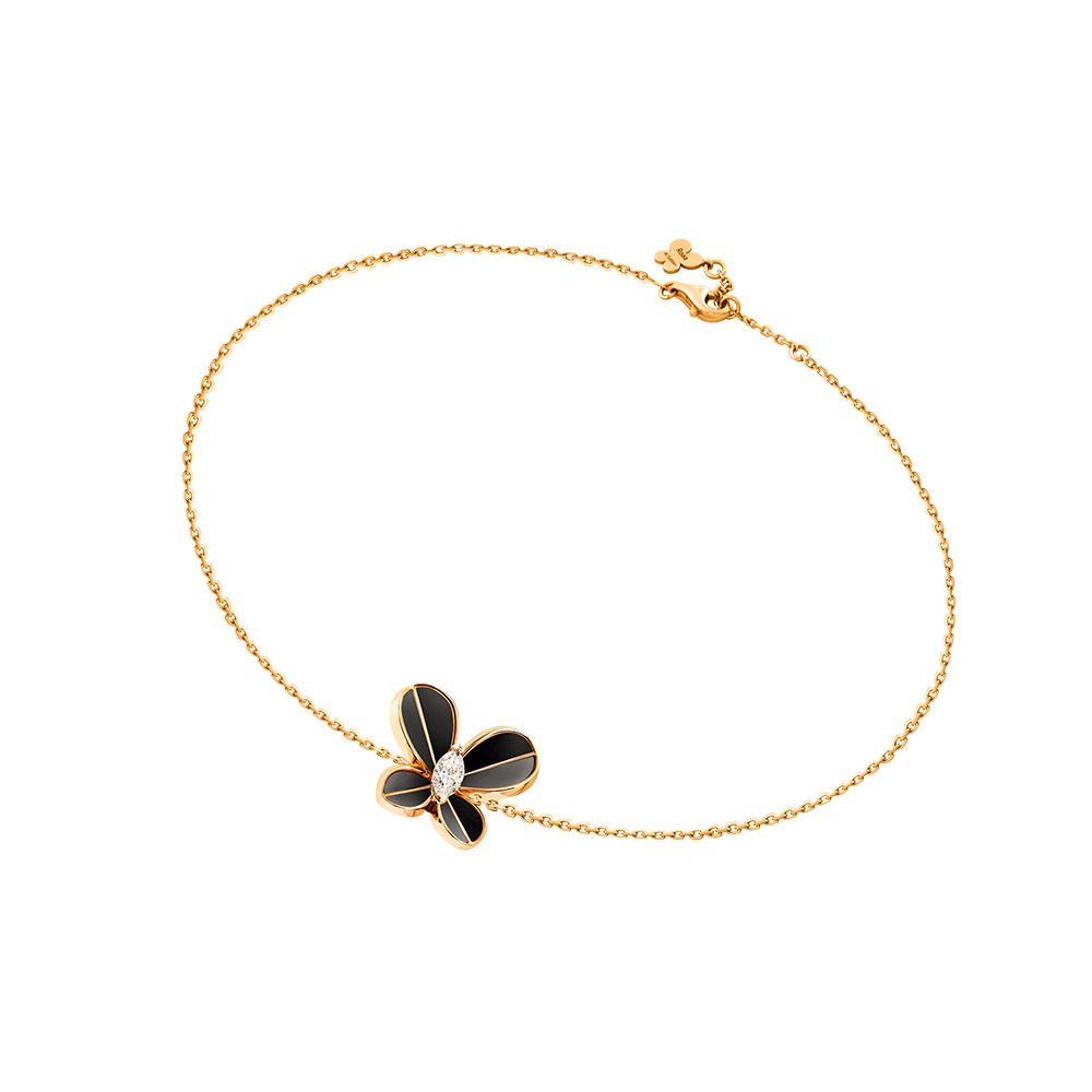 Marquise Butterfly Yellow Gold Small Bracelet - Samra Jewellery - Diamond Jewellery - BUTTERFLIES