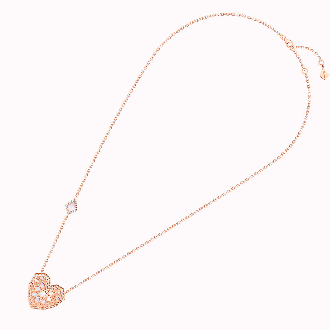 Qalb Turath Medium Necklace - Samra Jewellery - Diamond Jewellery - TURATH