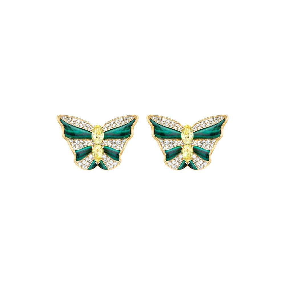 Tropical Butterfly Earring - Samra Jewellery - Diamond Jewellery - BUTTERFLIES