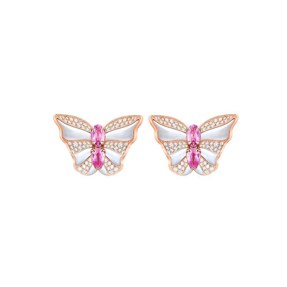 Tropical Butterfly Earring - Samra Jewellery - Diamond Jewellery - BUTTERFLIES