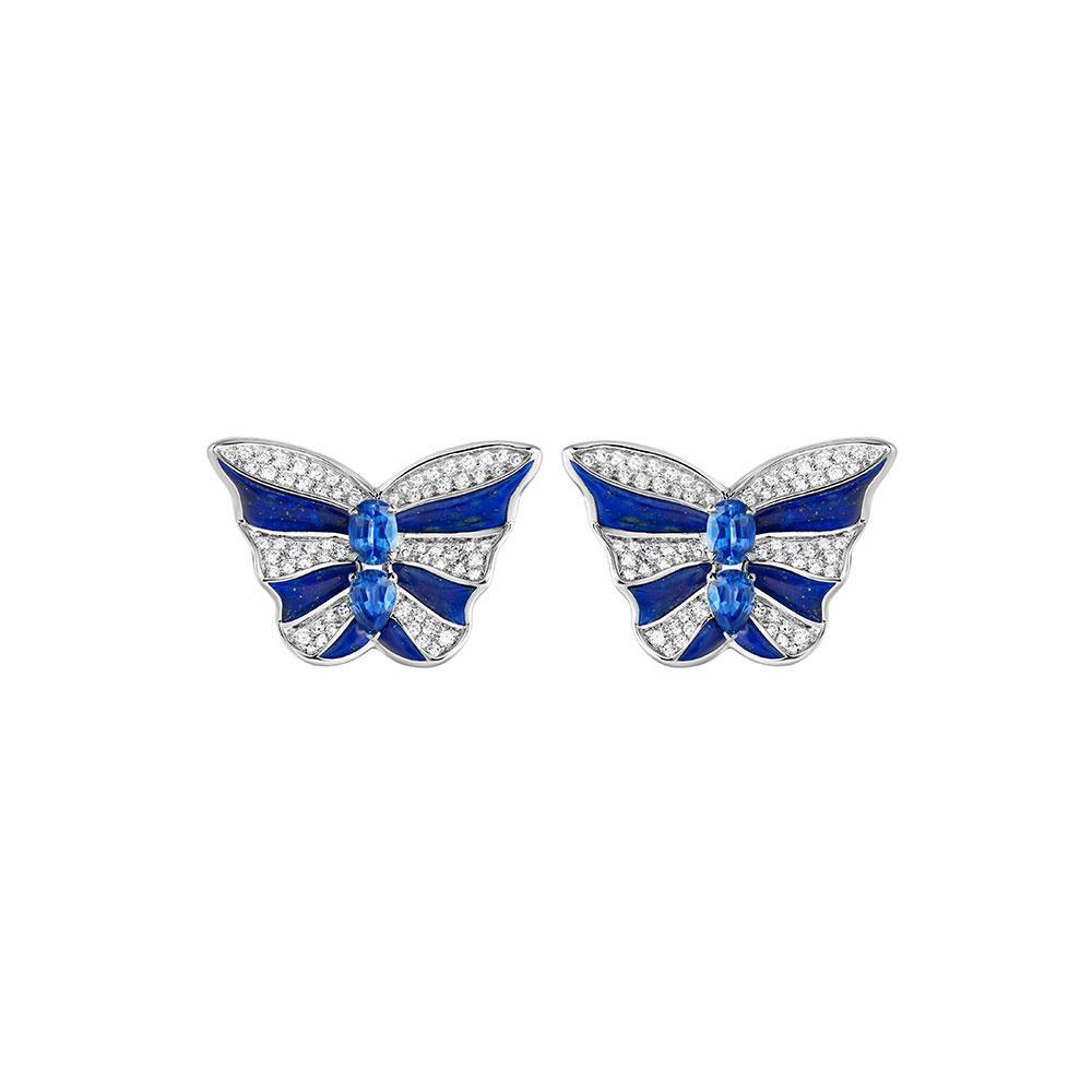 Tropical Butterfly Earring - Samra Jewellery - Diamond Jewellery - BUTTERFLIES