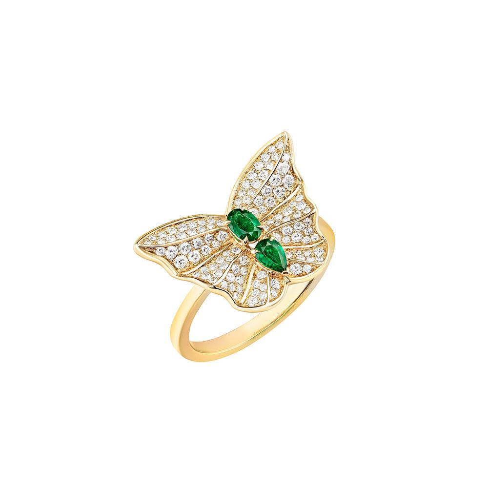 Tropical Butterfly Ring - Samra Jewellery - Diamond Jewellery - BUTTERFLIES