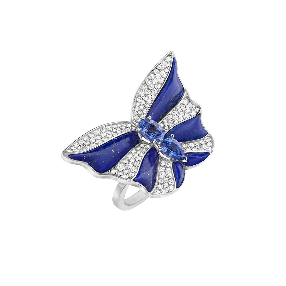 Tropical Butterfly Ring - Samra Jewellery - Diamond Jewellery - BUTTERFLIES